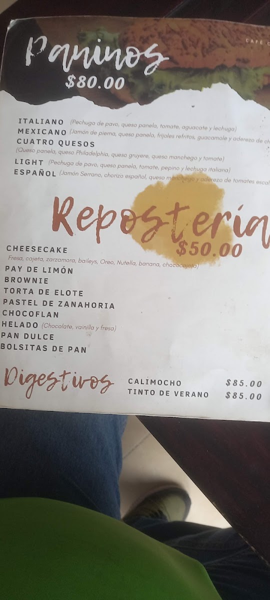 Café Cocoa Menu - Image 4